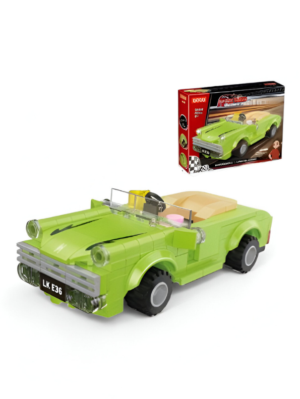 178-Piece Green Vintage Convertible Building Set – LEGO-Compatible Fun for Kids Ages 6 and Up TV5588