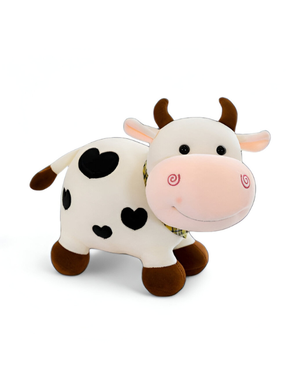 8-inch Spotted Cow Plush Toy | Adorable & Huggable Stuffed Animal Soft Plush Toy LMI11373