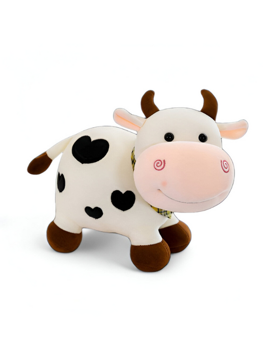 8-inch Spotted Cow Plush Toy | Adorable & Huggable Stuffed Animal Soft Plush Toy LMI11373