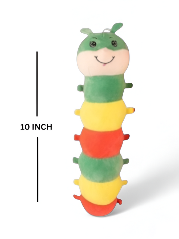 Green - Rainbow Caterpillar Soft Toy | Adorable Stuffed Animal for Babies & Children LMI14148