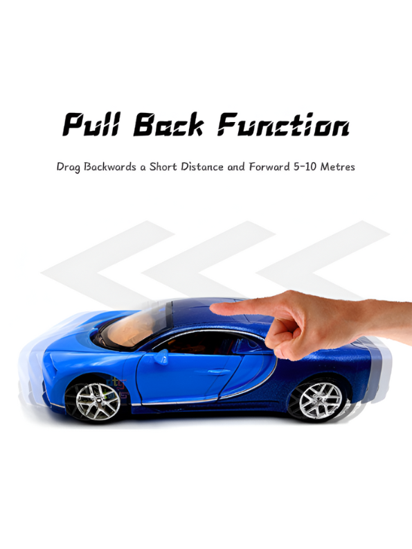 Ultimate Bugatti Chiron Toy Car Gift Set - 3-Pack 1:36 Scale Alloy Models | Durable Diecast Cars for 3+ Year Olds TV5811