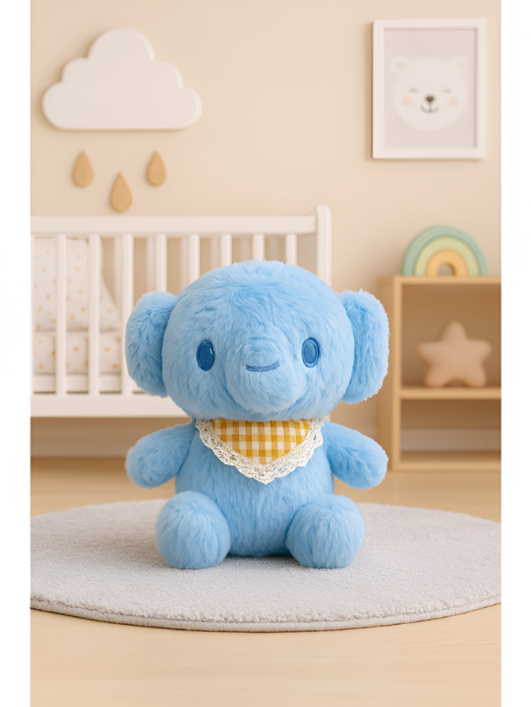 Blue - Plush Elephant Soft Toy for Babies | Adorable Soft Stuffed Animal for Toddlers & Kids LMI14686