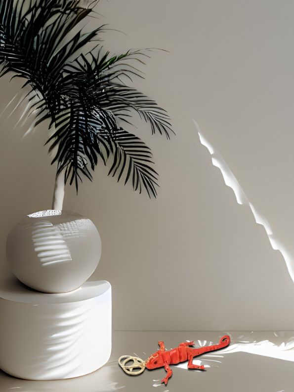 Red - Beaded Chameleon Keychain | Handmade Y2K Retro Lizard Keyring & Bag Charm NOVGBT-50424