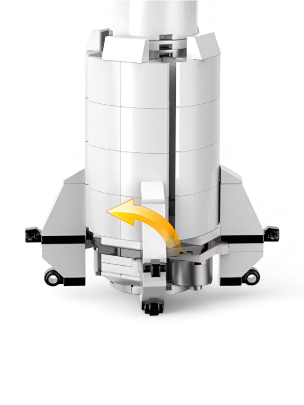 COGO Space Voyager Building Blocks Set – LEGO-Compatible 3-in-1 Rocket & Space Station (176 Pieces) | Ages 6+ | Model TV5631