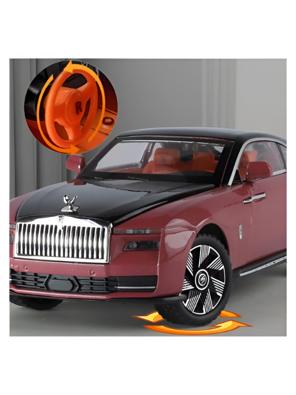 Premium Rolls-Royce Wraith Diecast Model Gift | Detailed Luxury Car Toy with Opening Doors & Hood LMI15802