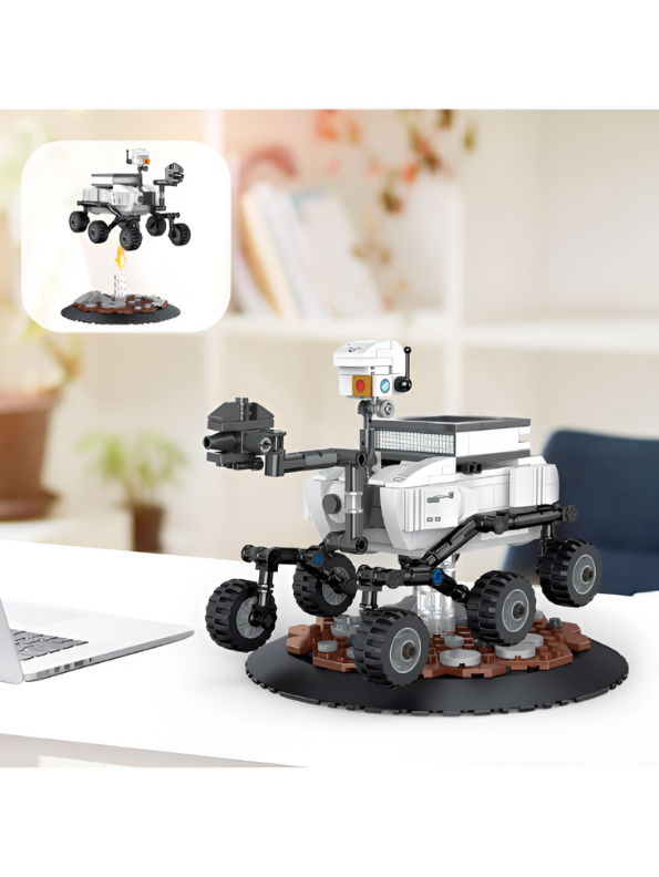SPACE Rover Building Block Set - 326 PCS Exploration Vehicle LEGO Set - STEM Toy for Kids TV5035