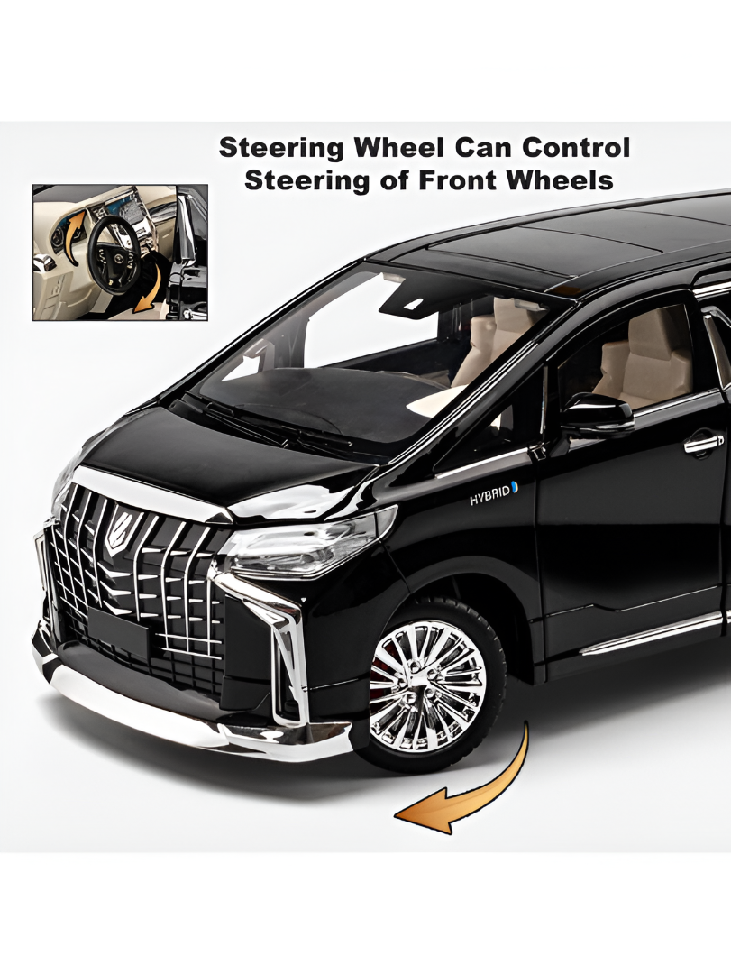 Toyota Alphard Hybrid Diecast Model Car 1:18 Scale | Premium Luxury MPV Toy for Collectors LMI15768