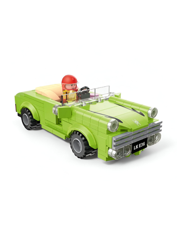 178-Piece Green Vintage Convertible Building Set – LEGO-Compatible Fun for Kids Ages 6 and Up TV5588
