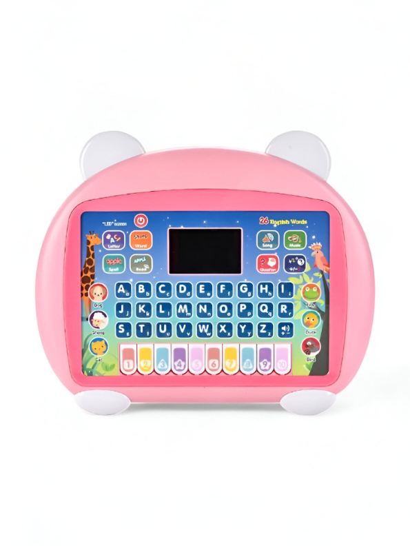 Pink - Interactive Kids Learning Laptop Tablet | Educational Computer Toy for Toddlers & Preschoolers LMI13941