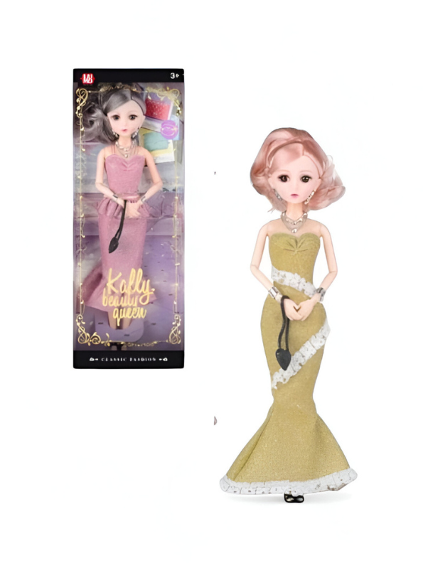 Kally Beauty Queen Fashion Doll (11-Inch) | Elegant Grey Hair | Collectible Toy Gift for Girls 3+ LMI13967