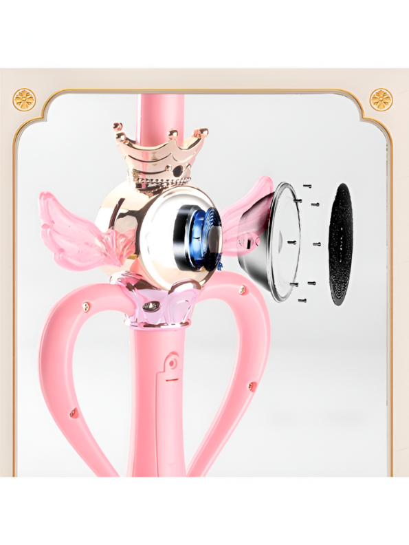 Sailor Moon Eternal Tiare & Moon Power Tiare Replica Pink Gold Scepter Cosplay Prop NX15693