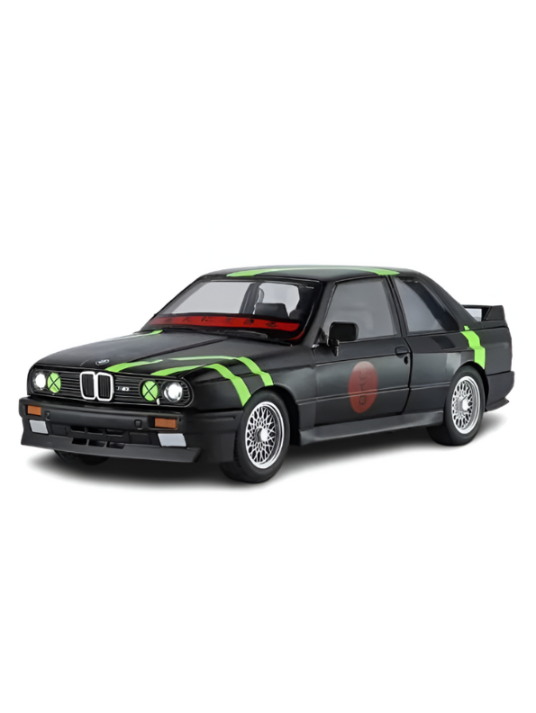 Black - BMW E30 M3 DTM Race Car Diecast Model | Warsteiner Livery 1:24 Scale | Classic Touring Car Collectible LMI15794