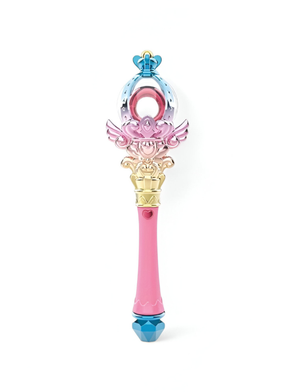 Magical Girl Princess Wand Toy - Light-Up Bubble Blower for Kids' Dress Up & Cosplay NX15706