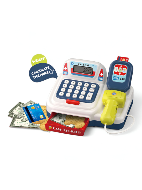 Toy Cash Register with Working Scanner & Accessories | Kids Pretend Play NX15524