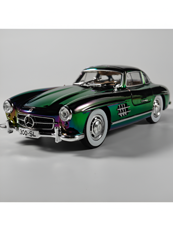 Mercedes-Benz 300SL – Diecast Alloy Metal Model Toy - Scale 1:24 Vintage Car.