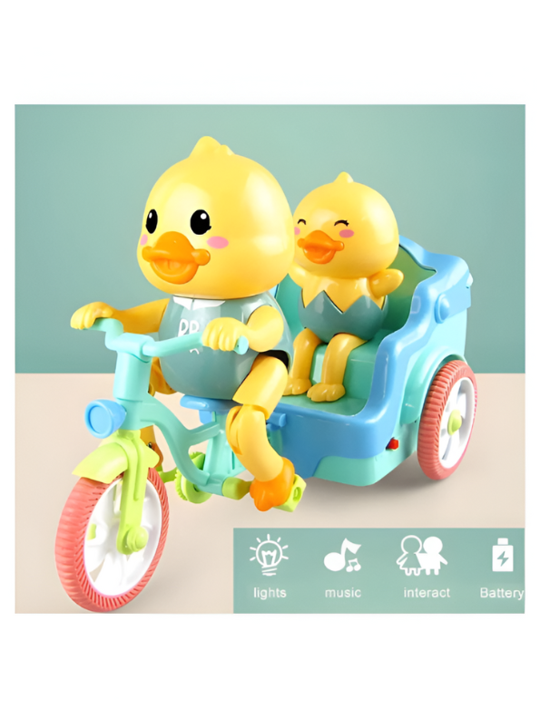 Dancing Duck Electric Tricycle Toy with Music and Lights for Kids LMI11158