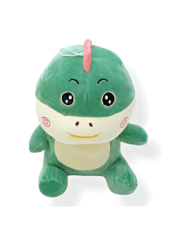 GREEN - DinoHug Plush Toy – 10-inch Ultra-Soft Dinosaur Stuffed Animal | Cute & Cuddly Gift for Kids - MS14149