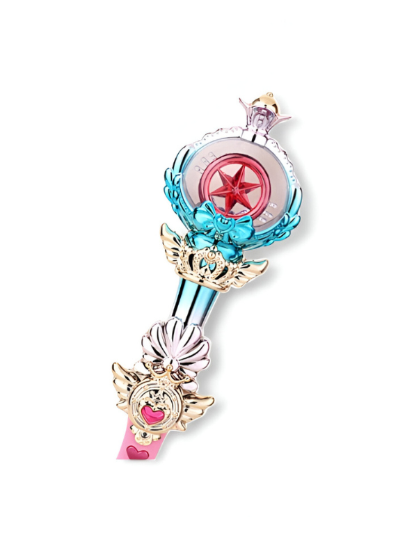Magical Girl Star Wand Toy Prop - Pink and Blue Fantasy Scepter NX12323