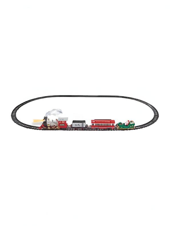 Classic Electric RC Train Set for Kids | 17 PCS Battery Operated Railway with Remote Control LMI15700