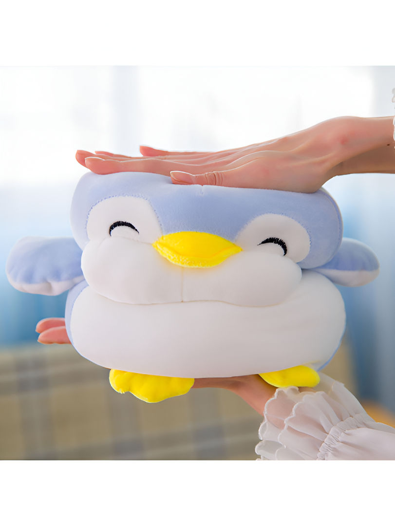 Blue - Happy Waddle Penguin Soft Toy - 7 Inch Plushie for Kids & Adults LMI11604