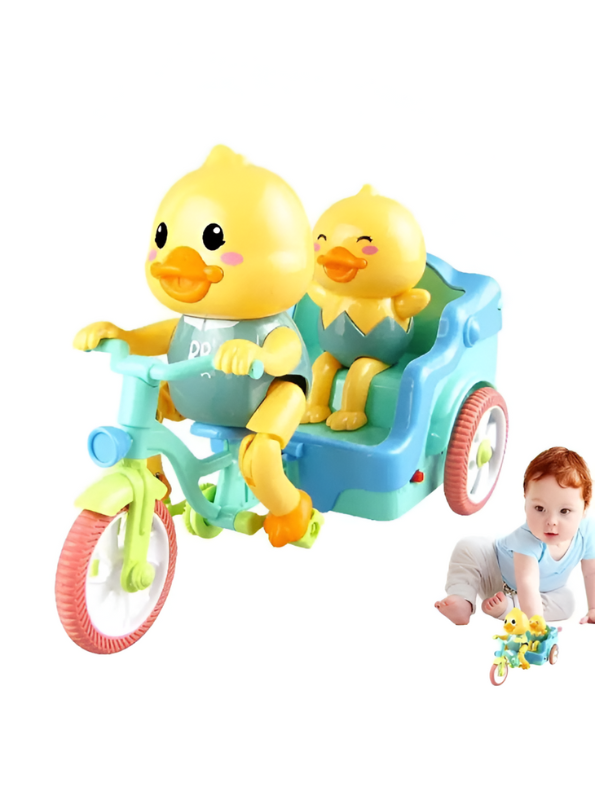 Dancing Duck Electric Tricycle Toy with Music and Lights for Kids LMI11158