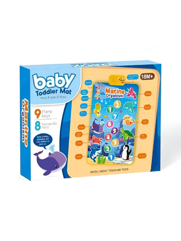 Interactive Musical Baby Toddler Mat | Marine Organism Ocean Theme Electronic Piano Dance Pad LMI15394