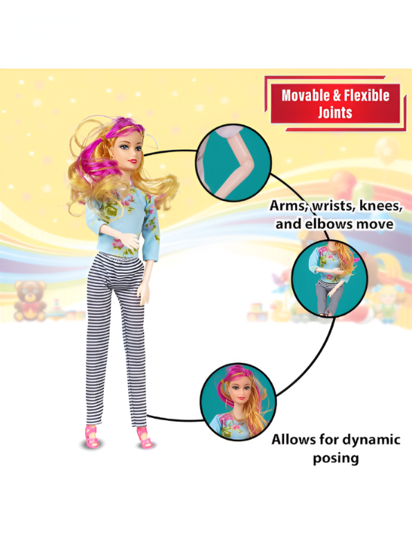 Educational Teacher Doll Playset for Kids Ages 3+ | Inspire Learning & Roleplay with "Babie" and Students LMI7725