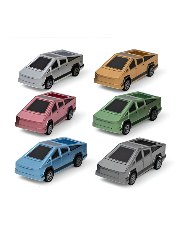 6-Pack Pull Back Toy Cars Set | Die-Cast Mini Trucks | Collectible Vehicle Playset for Kids LMI15721