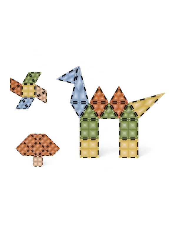 Magic Magnetic Blocks Building Block Set - 48 PCS STEM Tiles & Shapes LEGO Set - Educational Toy for Kids TV2312