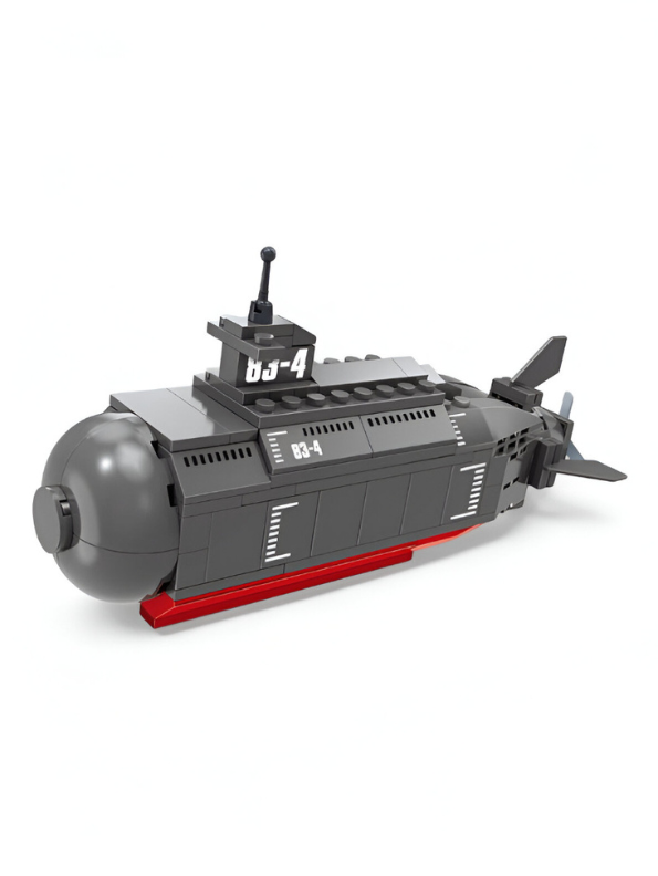 COGO Military Navy Submarine 2-in-1 Building Block Set (No. 7004) – 160 Pieces | Perfect LEGO Alternative for Ages 6+  TV5589