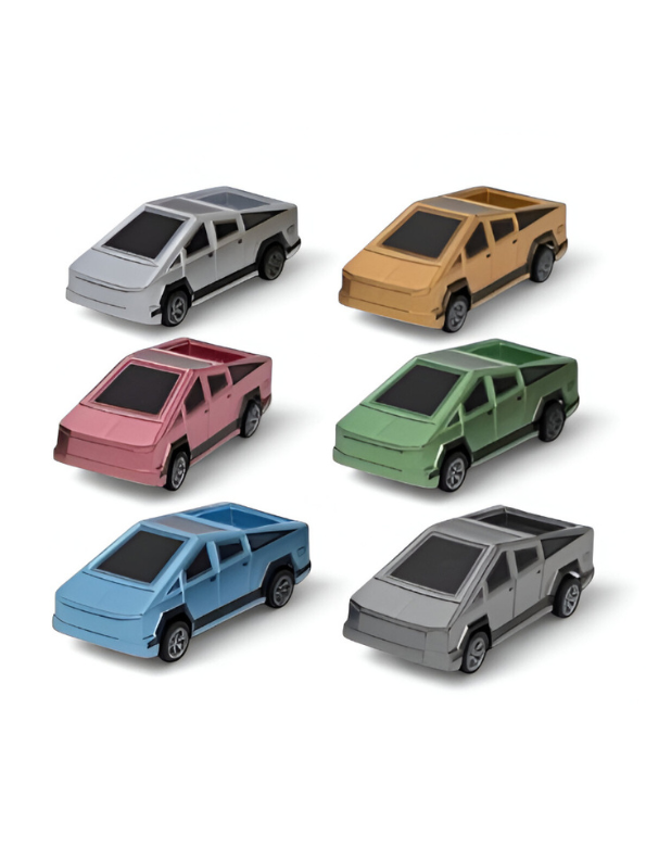 12-Piece Die-Cast Off-Road Truck Model Set for Kids | Miniature Metal Simulation Car Collection Toy for Boys LMI15697