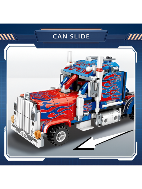 2-in-1 Transforming Super Warrior Robot LEGO Set | 429 PCS Building Blocks Truck to Mech Kit for Ages 6+ TV3932