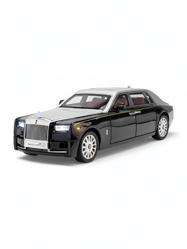 Rolls-Royce Phantom Diecast Model Car 1:18 Scale | Luxury Sedan Toy with Lights & Sound LMI15603