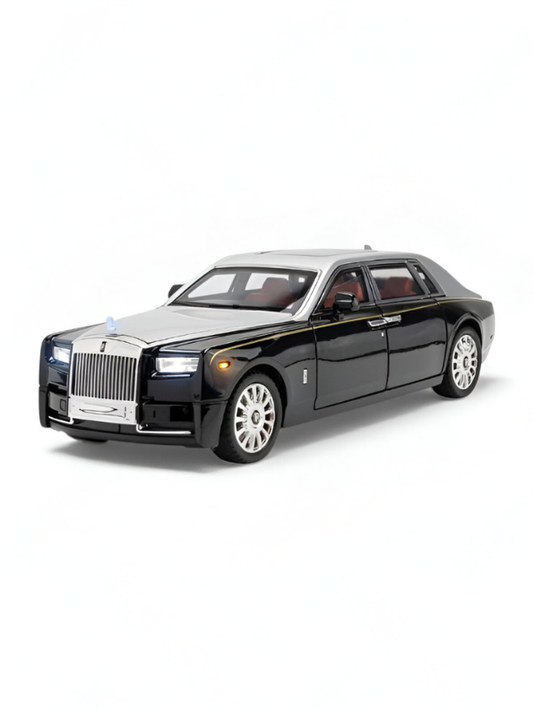 Rolls-Royce Phantom Diecast Model Car 1:18 Scale | Luxury Sedan Toy with Lights & Sound LMI15603