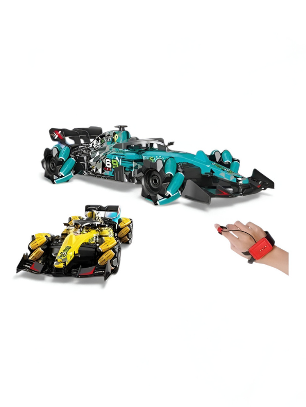 Yellow - High-Speed RC Formula Racing Car Toy | Remote Control Electric Stunt Vehicle for Kids LMI10739