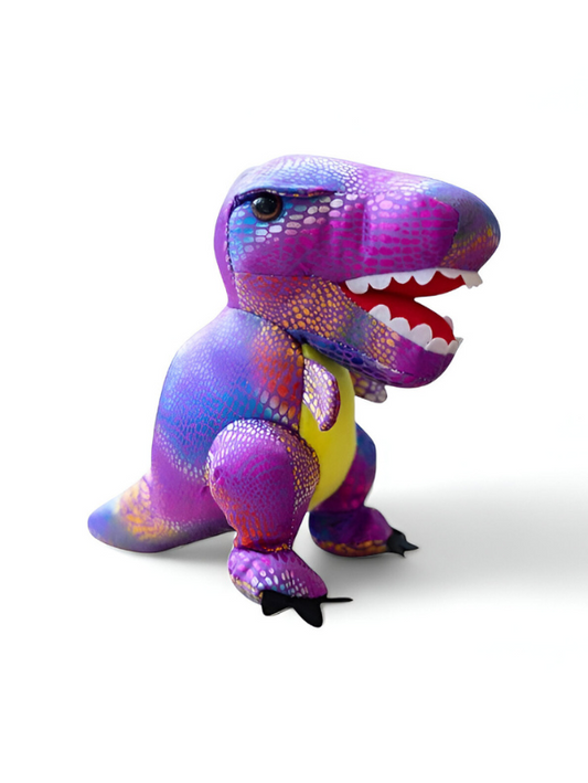 Purple - Super Soft Toy Rainbow T-Rex Stuffed Animal - Huggable & Colorful Dinosaur Plushie Toy LMI11902