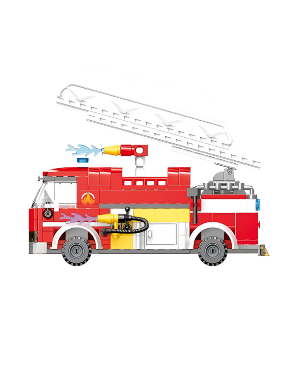 “411-Piece Fire Rescue Building Set – LEGO-Compatible Fun with Vehicles & Mini Figures for Ages 6+” TV1028