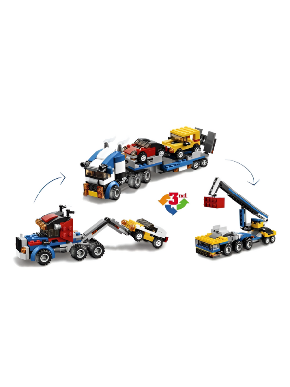 “3-in-1 Transporter Building Brick Set – 264-Piece Educational Construction Toy for Kids 6+ | Architect-Style LEGO Alternative” TV5738