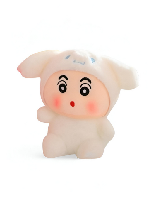 Crayon Shin-chan in White Dog Costume Plush Soft Toy | Kawaii Stuffed Doll LMI14858