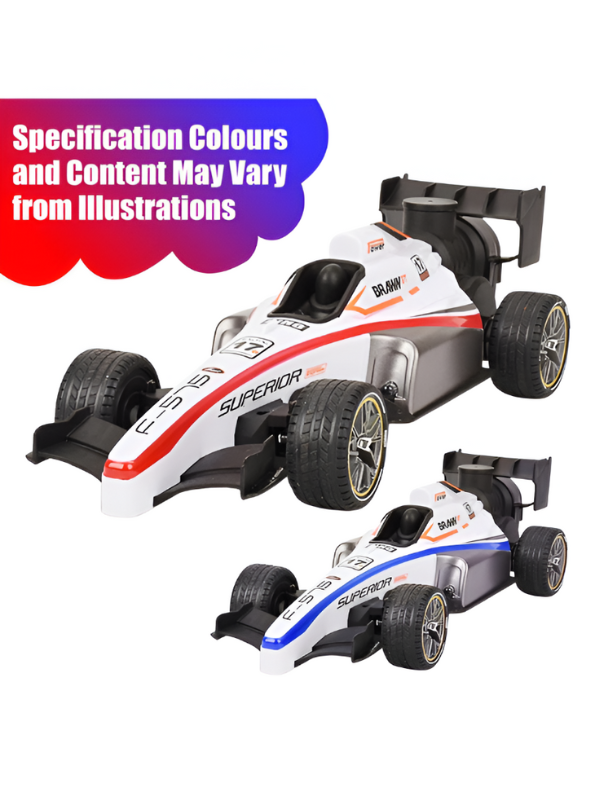 Blue RC Formula 1 Race Car Toy with Remote Control | High-Speed F1 Model for Kids & Adults