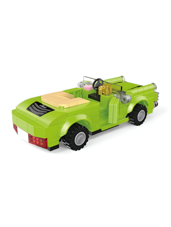 178-Piece Green Vintage Convertible Building Set – LEGO-Compatible Fun for Kids Ages 6 and Up TV5588