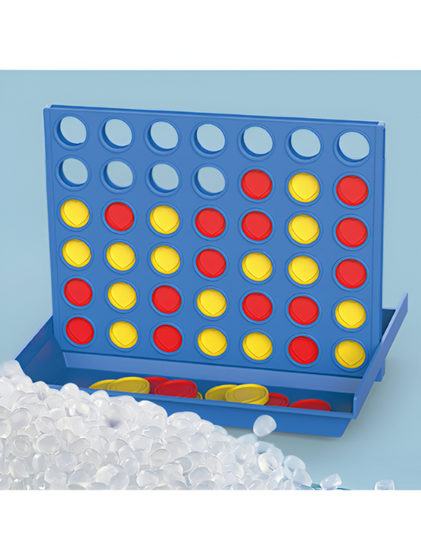 Connect 4 Game Set: Classic Strategy Board Game – Four in a Row Bingo Fun! LMI15692