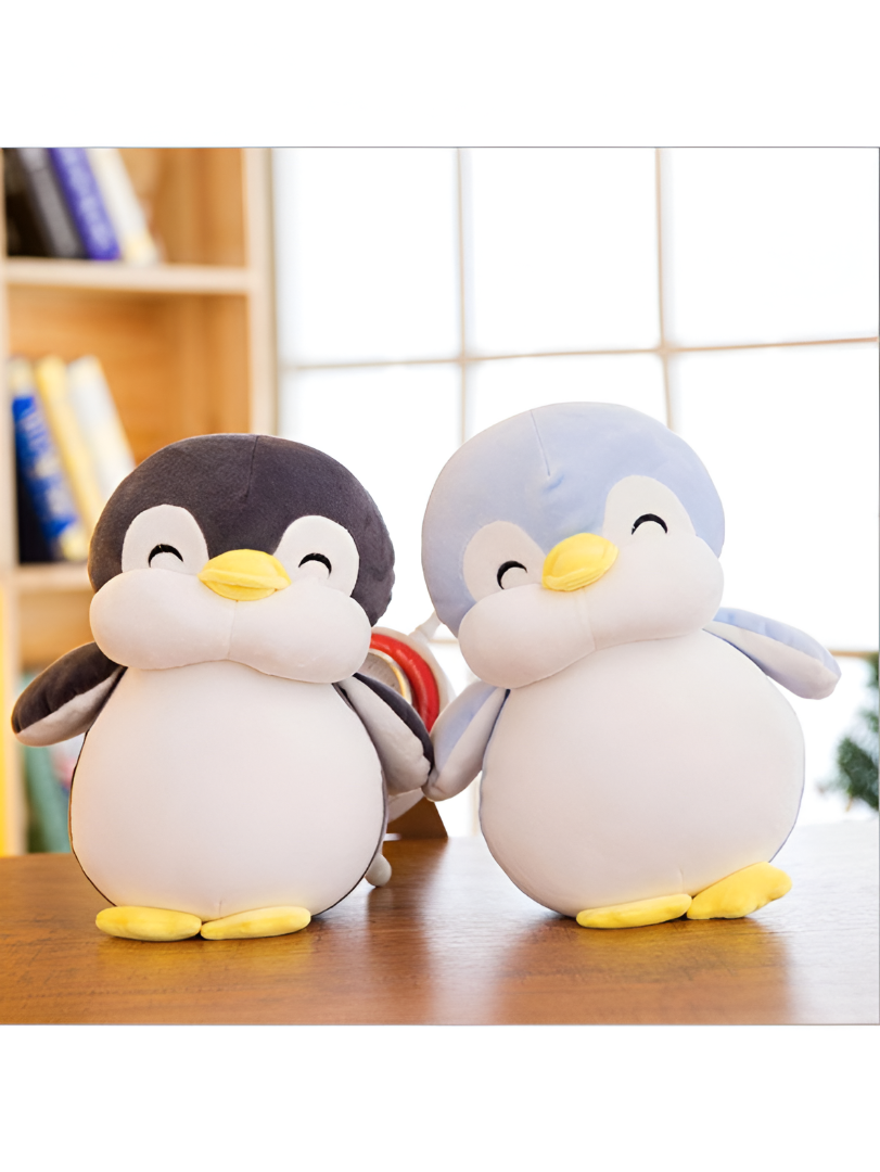 Blue - Happy Waddle Penguin Soft Toy - 7 Inch Plushie for Kids & Adults LMI11604