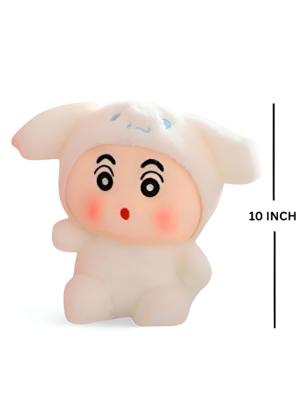 Crayon Shin-chan in White Dog Costume Plush Soft Toy | Kawaii Stuffed Doll LMI14858