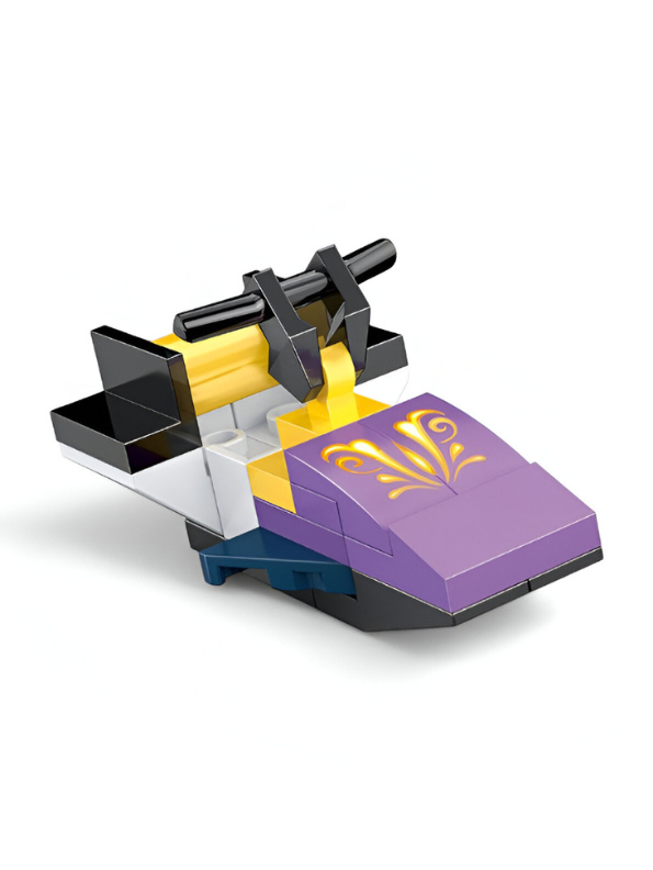 Beach Music Festival Building Block Set - 297 PCS Bon Voyage LEGO Set - Summer Concert Stage & Water Sports Toy TV5634