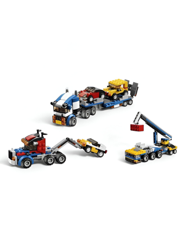 “3-in-1 Transporter Building Brick Set – 264-Piece Educational Construction Toy for Kids 6+ | Architect-Style LEGO Alternative” TV5738