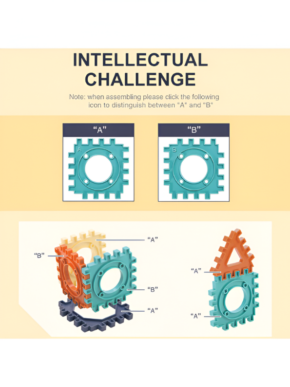 Marble Run Blocks Track Building Block Set - 110 PCS STEM Science Toy LEGO Set - Educational Ball Maze for Kids TV2119