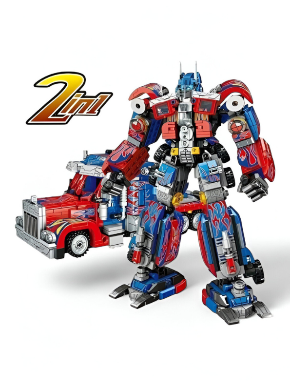 2-in-1 Transforming Super Warrior Robot LEGO Set | 429 PCS Building Blocks Truck to Mech Kit for Ages 6+ TV3932