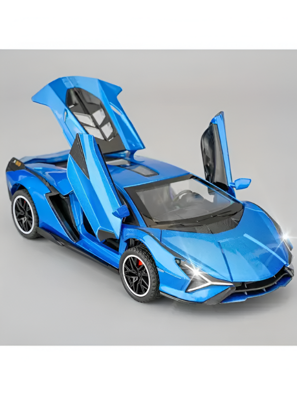 Lamborghini Sián FKP 37 (1:32 Scale) Diecast Toy Car - Pull Back, Open Doors, Lights & Engine Sound LMI15675