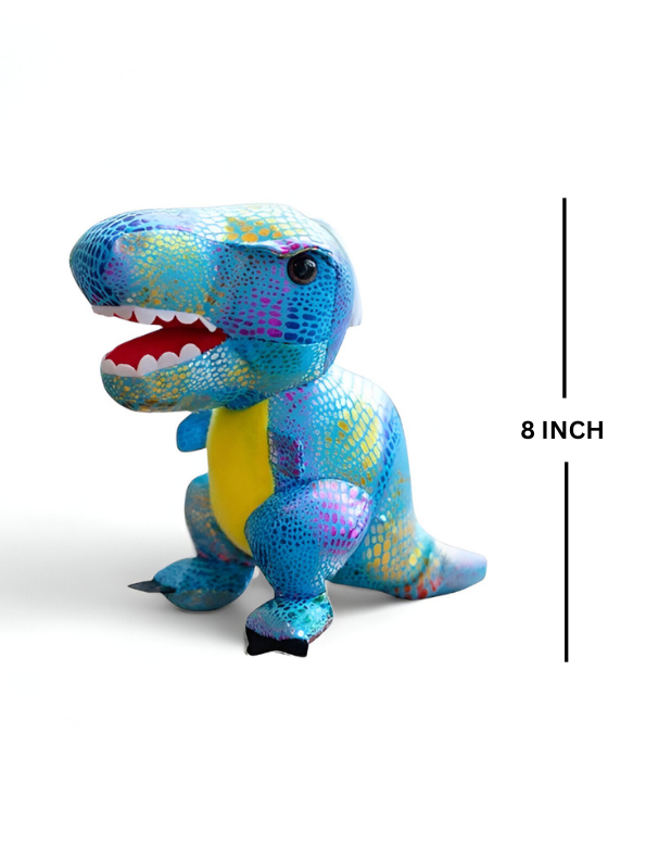 Super Soft Toy Rainbow T-Rex Stuffed Animal - Huggable & Colorful Dinosaur Plushie Toy LMI11902